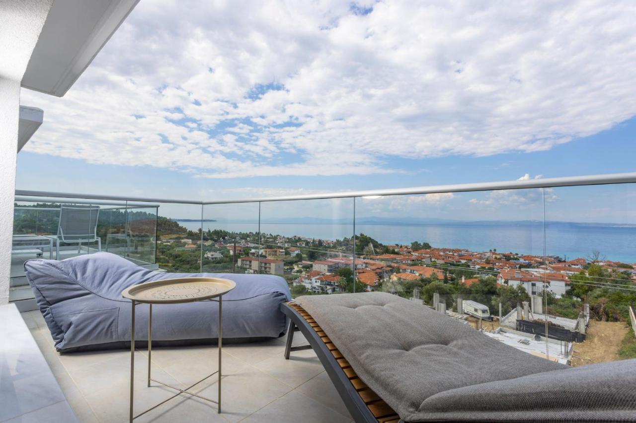 Apartament The Sea View Polychrono Zewnętrze zdjęcie